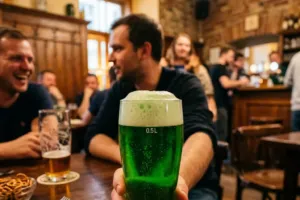 Ve sklenici má barvu jara a v sobě tajemství sládků: Zelené pivo už dorazilo na čep – kde všude jej ochutnáte?