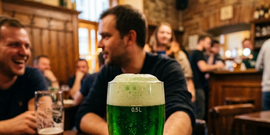 Ve sklenici má barvu jara a v sobě tajemství sládků: Zelené pivo už dorazilo na čep – kde všude jej ochutnáte?