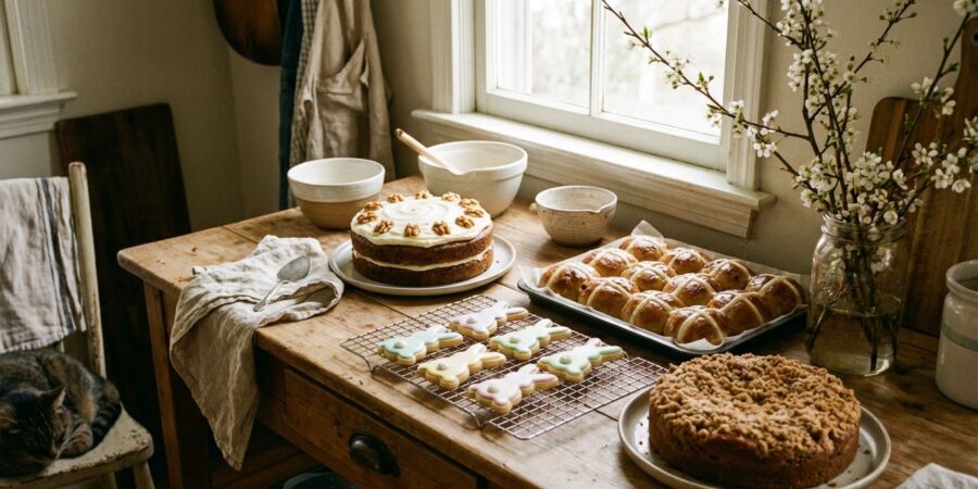 Je Bílá sobota: Den, kdy se peče mazanec, beránek nebo jidáše