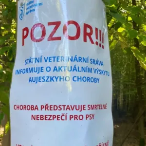 Falešné cedule děsí houbaře. V lesích varují před nebezpečnou nákazou